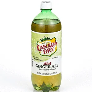 CANADA DRY ZERO GINGER ALE 1 LT 12 CASE