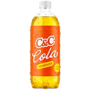 C&C COLA CHAMPAGNE SODA BOTTLE 24OZ 24 PACK