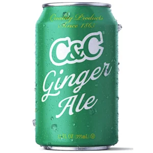 C&C GINGER ALE SODA 12OZ CANS 24 PACK
