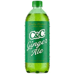 C&C GINGER ALE  SODA 24OZ BOTTLES 24 PACK