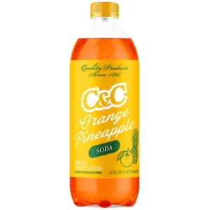 C&C ORANGE PINEAPPLE SODA 24OZ 24 PACK