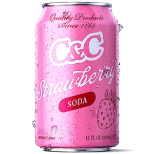 C&C STRAWBERRY SODA 12OZ CANS 24 PACK