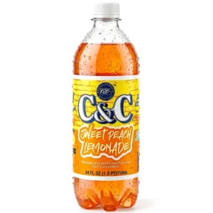 C&C SWEET PEACH LEMONADE 24OZ 24 PACK