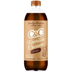 C&C VANILLA CREAM SODA 24OZ B 24 PACK