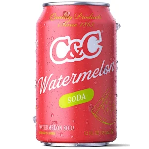 C&C WATERMELON SODA 12OZ CANS 24 PACK