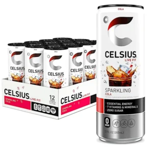 CELSIUS SPARKING COLA 12 OZ 12 CASE