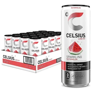 CELSIUS SPARKING WATERMELON 12 OZ 12 CASE
