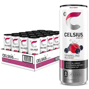 CELSIUS SPARKING WILD BERRY 12 OZ 12 CASE
