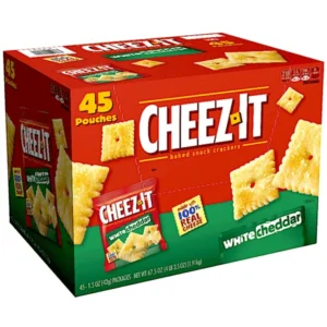 CHEEZ IT WHITE CHEDDAR 45 PACK