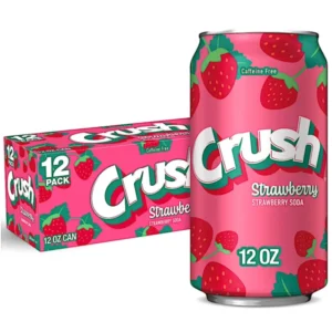 CRUSH STRAWBERRY 12 OZ CANS 12 CASE