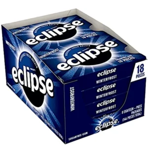 ECLIPSE GUM WINTERFROST BLUE 18 PCS 8 CASE