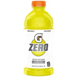GATORADE ZERO LEMON LIME 28 OZ 15 CASE