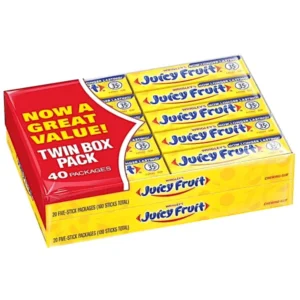 JUICY FRUIT GUM 40 COUNT
