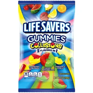 LIFESAVERS GUMMIES COLLISIONS 7OZ 12 CASE
