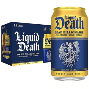 LIQUID DEATH DEAD BILLIONAIRE 19 OZ 12 PACK