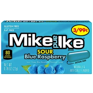 MIKE & IKE SOUR RASPBERRY 3/99 24 PACK