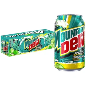 MOUNTAIN DEW TROPICAL LIME 12 OZ CANS 12 CASE