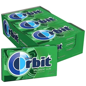 ORBIT SPEARMINT GUM 14 PCS 12 CASE