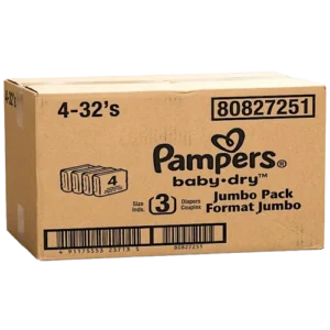 PAMPERS BABY DRY 3 SIZE