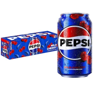 PEPSI COLA WILD CHERRY 12 OZ CANS 12 CASE