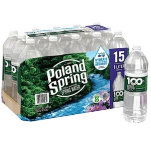 POLAND SPRING WATER 1 LITER 15 CASE