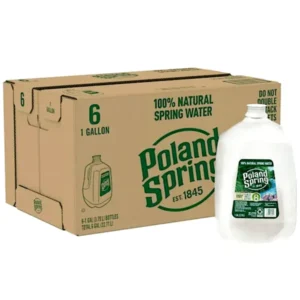 POLAND SPRING WATER 100% 1 GAL 6 CASE
