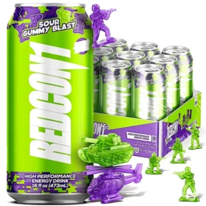 REDCON1 ENERGÉTICA SIN AZÚCAR SOUR GUMMY 16.OZ 12 CASE