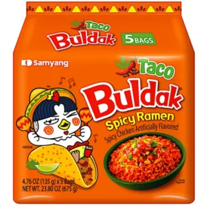 SAMYANG BULDAK BAGS ORANGE RAMEN 5 PACK