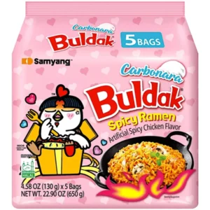SAMYANG BULDAK BAGS PINK RAMEN 5 PACK