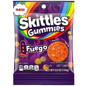 SKITTLES GUMMIES FUEGO 5.80 OZ 12 CASE