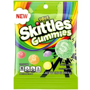 SKITTLES GUMMIES SOUR 5.80 OZ 12 CASE