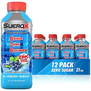 SUERO X BLUEBERRY 21.3OZ 12 PACK