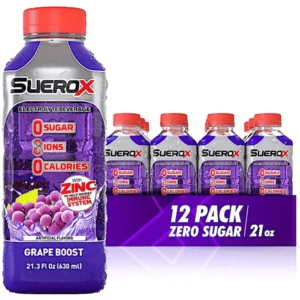 SUERO X GRAPE 21 OZ 12 PACK