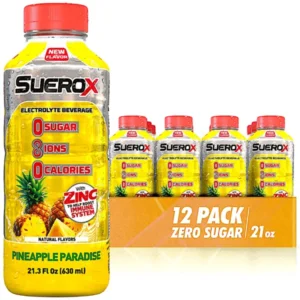 SUERO X PINEAPLLE 21 OZ 12 PACK