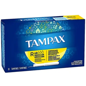 TAMPAX YELLOW CASE EACH