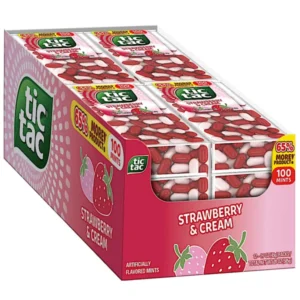 TIC TAC STRAWBERRY CREAM 12 PACK