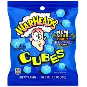 WARHEADS CUBES RASPBERRY 12 PACK
