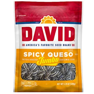 DAVID SPICY QUESO JUMBO 12 PACK