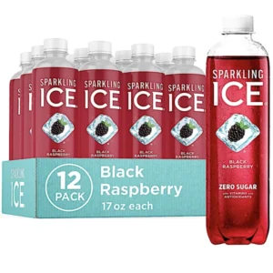 SPARKLING ICE BLACK RASPBERRY 17OZ 12 CASE