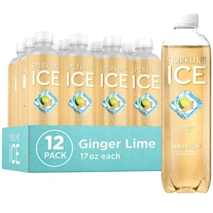 SPARKLING ICE GINGER LIME 17OZ 12 CASE