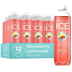 SPARKLING ICE STRAWBERRY LEMONADE 17OZ 12 CASE