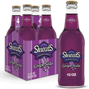 STEWART'S GRAPE SODA 12 OZ 24 CASE