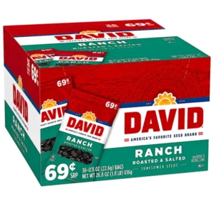 DAVID SUNFLOWER SEEDS RANCH 36 CASE