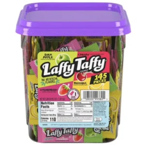 LAFFY TAFFY SURTIDOS CEREZA, FRESA Y BANANA, 0.34 OZ