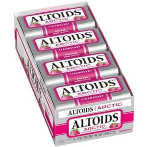 ALTOIDS ARCTIC STRAWBERRY MINTS 1.2 OZ 8 CASE