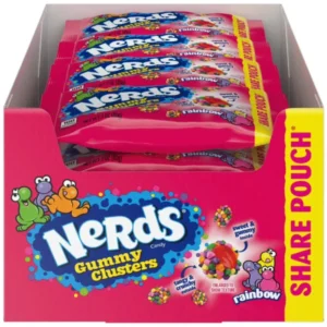 NERDS SHARE GUMMY CLUSTERS CANDY 12 CASE