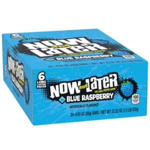 NOW AND LATER  BLUE RASPBERRY 24 CASE