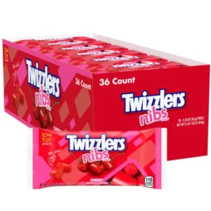 TWIZZLERS CHERRY NIBS 2.25OZ 36 CT