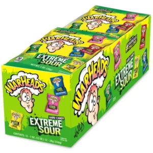 WARHEADS EXTREME SOUR HARD CANDY 12 CASE