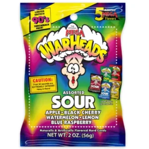 WARHEADS EXTREME SOUR HARD CANDY 12 CASE